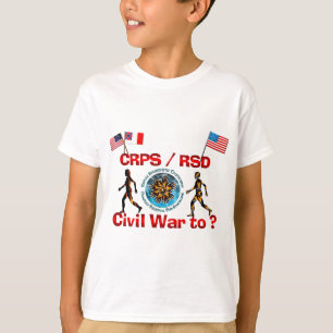 Camiseta 1861 a? Bandeiras da guerra de CRPS RSDCivil