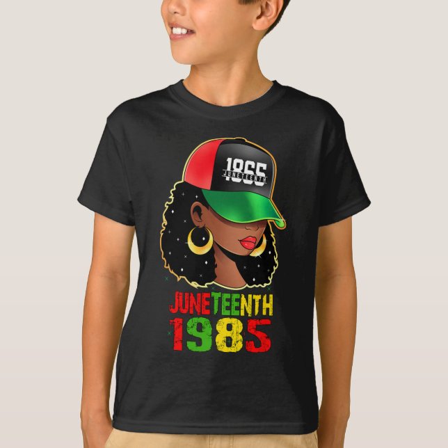 Camiseta 1865 Décima Sétima Celebração da Liberdade Afro-Am (Frente)