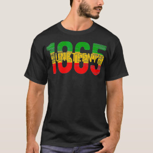 Camiseta 1865 Juneteenth Celebrate African American Freedom