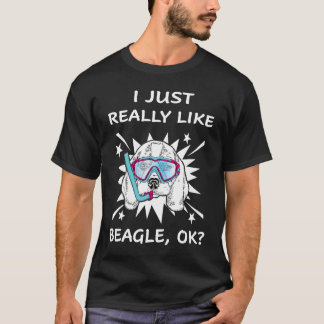 Camiseta 186 Eu Gosto Muito De Beagle