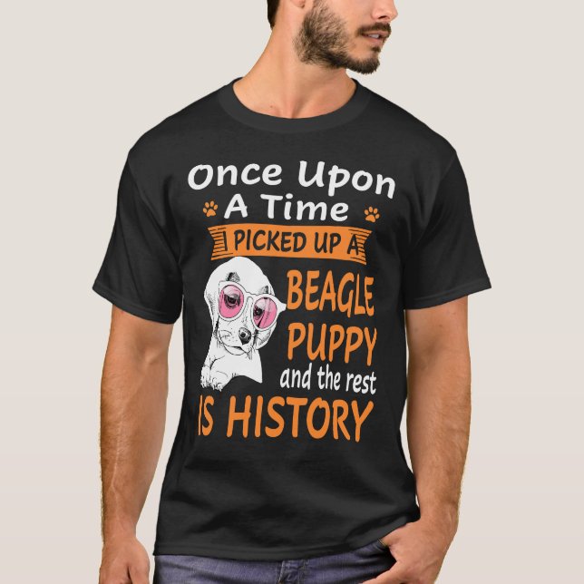 Camiseta 187 Um De Cada Vez Beagle Puppy (Frente)