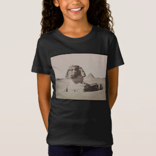 Camiseta 1887 Grande Esfinge de Gizé Necrópole no Egito