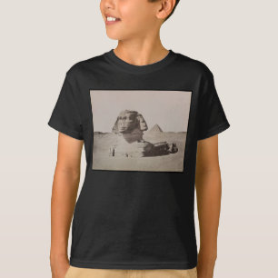 Camiseta 1887 Grande Esfinge de Gizé Necrópole no Egito