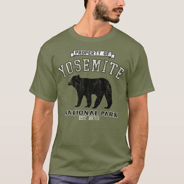Camiseta 1890 do parque nacional de Yosemite (Frente)