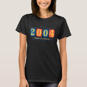 Camiseta 18. ª Menina de Aniversário 18 Anos 2004 5