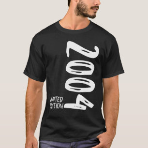 Camiseta 18. º Aniversário Garota 18 Anos 2004 1