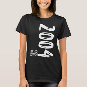 Camiseta 18. º Aniversário Garota 18 Anos 2004 1