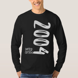Camiseta 18. º Aniversário Garota 18 Anos 2004 1
