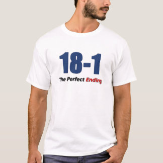 Camiseta 18-1 término perfeito