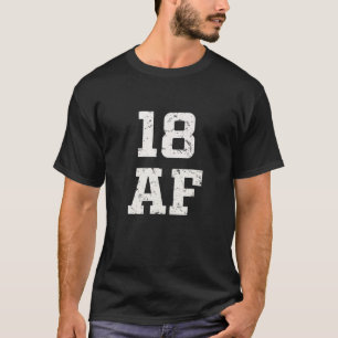 Camiseta 18 AF 18º Aniversário de 2000 Presente de Dia de V