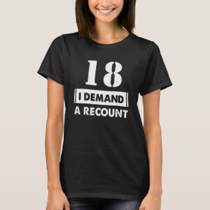 Camiseta 18 Aniversário - Demanda - Conta 18 Anos