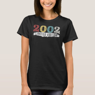 Camiseta 18 anos 18 anos vintage retro vintage 2002