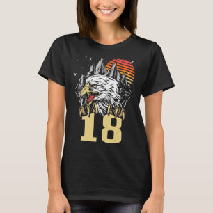 Camiseta 18 anos 18.o aniversário 24