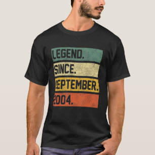 Camiseta 18 anos de idade 18ª lenda de aniversário desde se