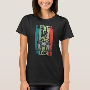 Camiseta 18 anos Nível 18 desbloqueado 18º Aniversário G
