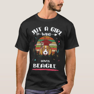 Camiseta 18 Apenas Uma Rapariga Que Ama Beagle