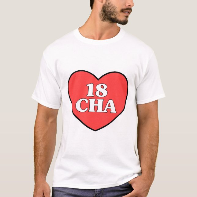 CAMISETA 18 CHA (Frente)