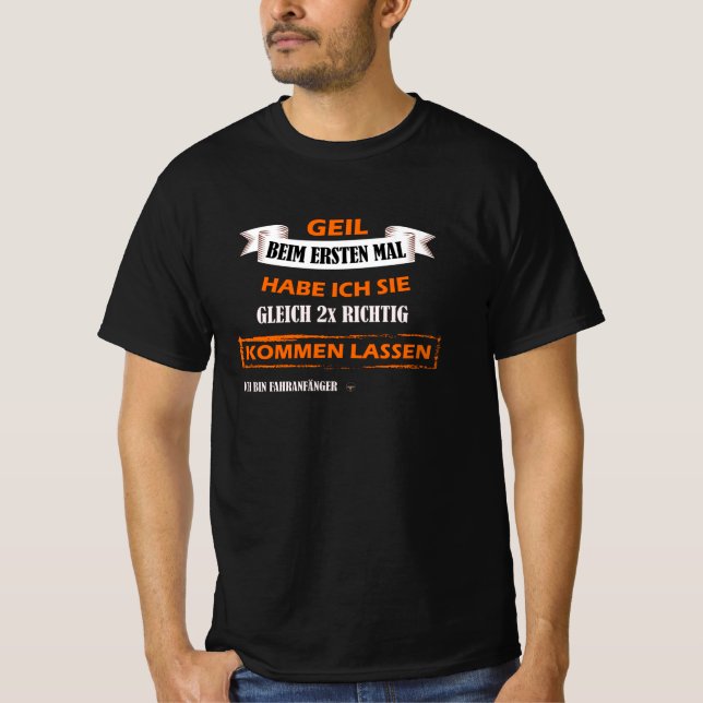 Camiseta 18 de aniversário do Teste de Driver de Novice (Frente)
