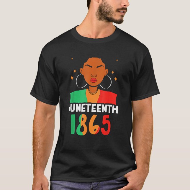 Camiseta 18 de junho de 1865 África Estados Unidos da Améri (Frente)