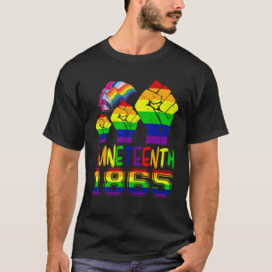 Camiseta 18 de junho de 1865 - Mão da História Negra Orgulh