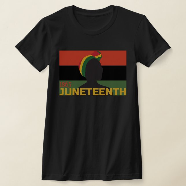 Camiseta 18 de junho de 1865, mulher afro (Postura )