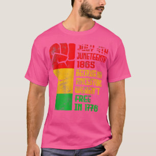 Camiseta 18 de junho de 1865 Orgulho da Liberdade Fumar Neg