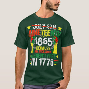Camiseta 18 de junho de 1865 porque meus ancestrais não est