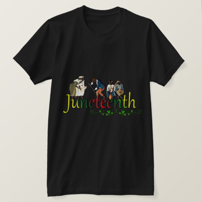 Camiseta 18 de junho de 1865: Quebrando Cada Cadeia - Herit (Frente do Design)