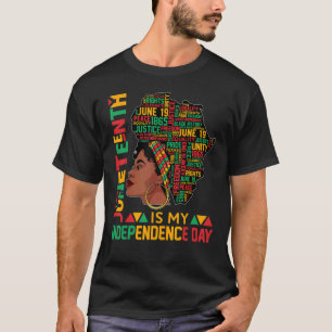 Camiseta 18 de junho é o dia da minha independência
