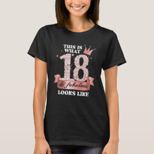 Camiseta 18 e fabuloso I Black Peach Party Group Candid Pho