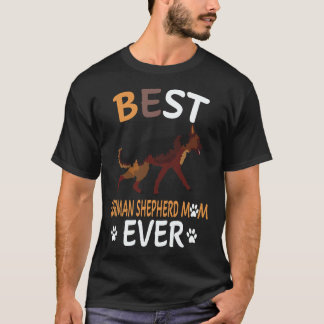 Camiseta 18 Melhor Mãe Pastor Alemão de Sempre Pastor Alemã