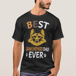 Camiseta 18 Melhor Pastor Alemão Pai de Todos os Tempos Pas