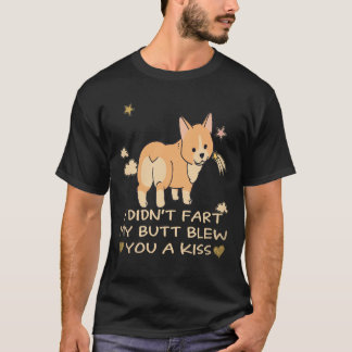 Camiseta 18 Não Peidei Meu Rabo Te Mandou Um Beijo Corgi