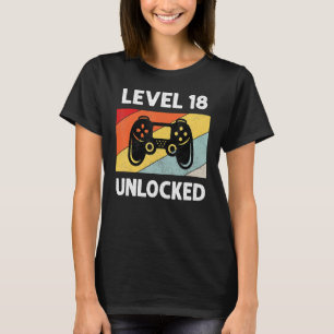 Camiseta 18.o aniversário Adolescentes de 18 anos