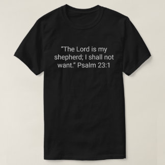 Camiseta 18. “O Senhor é meu pastor; nada me faltará.” P