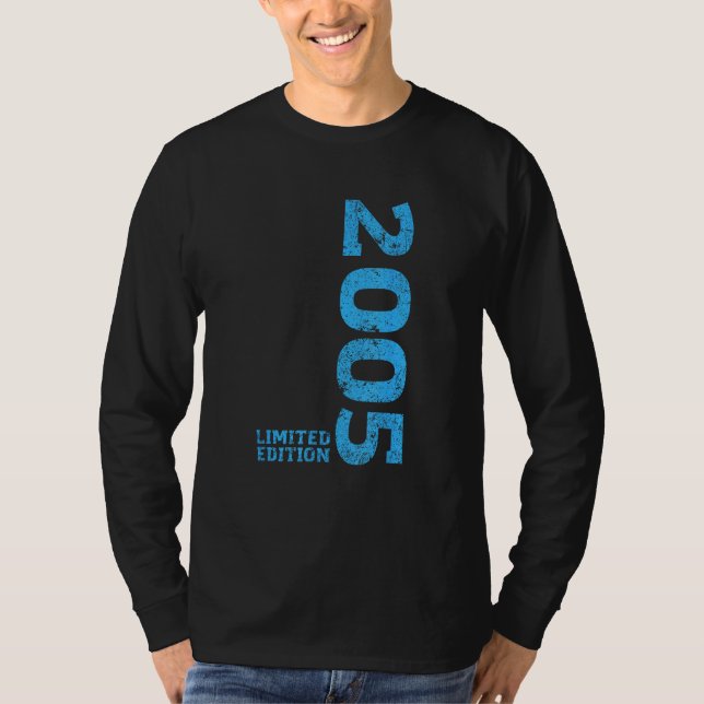 Camiseta 18th Birthday Boy Girl 18 Years 2005 (Frente)