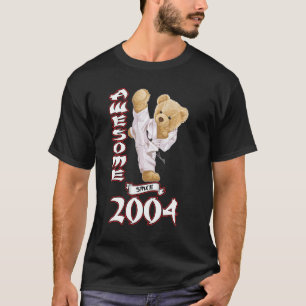 Camiseta 19º aniversário Homens Mulheres 2004 Caratê fantás