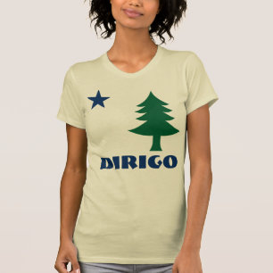Camiseta 1901 t-shirt da bandeira de Maine - edição de