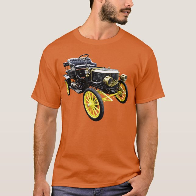 Camiseta 1908 Stanley Steamer Motor Car engraçado (Frente)