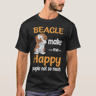 Camiseta 190 Beagle Me Faz Feliz