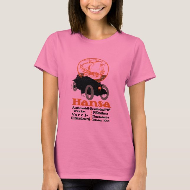 Camiseta 1914 Hansa Automóvel (Frente)