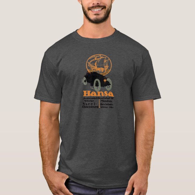 Camiseta 1914 Hansa Automóvel (Frente)