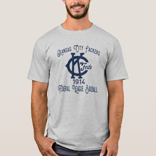 Camiseta 1914 Kansas City Packers Baseball Federal League ⚾ (Frente)