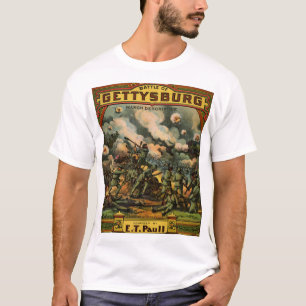 Camiseta 1917 A batalha do cobrir de música em folha de Get