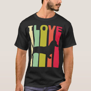Camiseta 191 Adoro Cachshund Vintage Dachshund