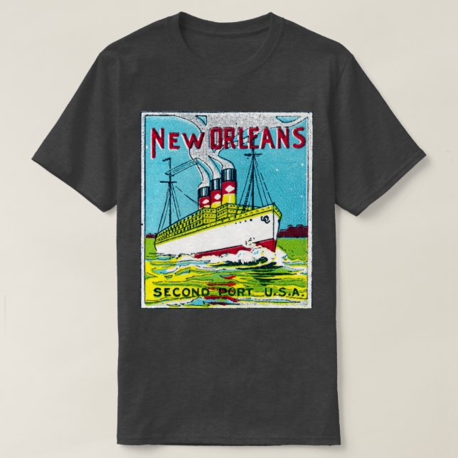 Camiseta 1920 Nova Orleans (Frente do Design)