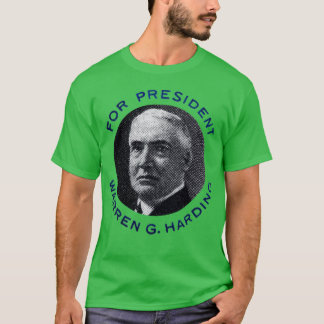 Camiseta 1920 Warren G Harding para Presidente