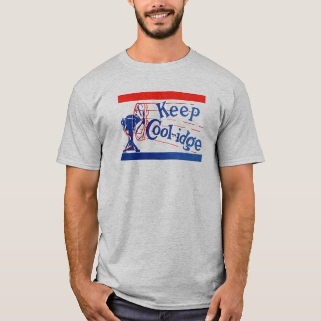 Camiseta 1924 mantenha Coolidge (Frente)
