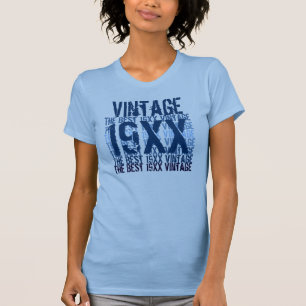 Camiseta 1927 80 do vintage - matiz do aniversário do 90 d