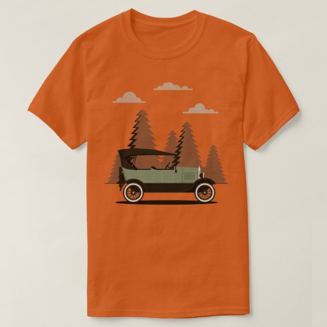 Camiseta 1927 ModelT Tours (Frente do Design)
